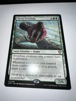MTG Ohran Frostfang (199) | NM | Commander: Outlaws of Thunder Junction {OTC} - Image 1