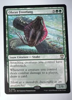 MTG Ohran Frostfang (199) | NM | Commander: Outlaws of Thunder Junction {OTC} - Image 2