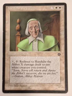 Hazduhr the Abbot - (MP) Homelands - Magic the Gathering MTG - Image 1