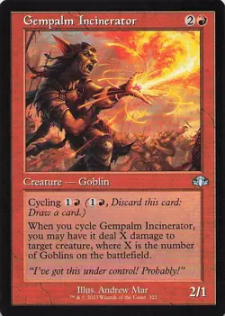 Gempalm Incinerator (Retro Frame) Dominaria Remastered Regular - Image 1