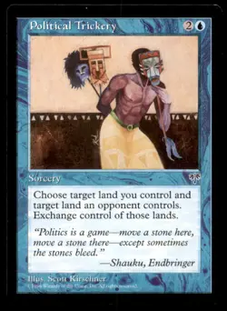 MTG Political Trickery LP Light Play Mirage [4820] - Image 1