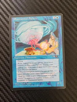 Phantasmal Sphere - Alliances - MTG Magic - Rare - Blue Creature - Image 1