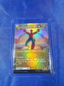 2025 Magic MTG Marvel's Spider-Man / Peter Parker Amazing Foil M0208 Borderless - Image 1