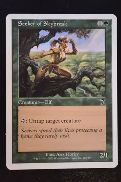 Magic The Gathering MTG SEEKER OF SKYBREAK 7th Edition LP Lightly Played - Image 1