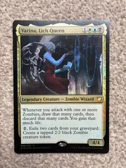 Varina, Lich Queen, Zombie typal Commander Edh Deck Mtg Magic The Gathering - Image 1