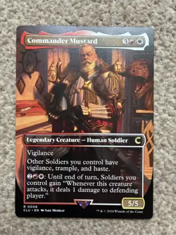 Commander Mustard Soldier typal Commander Edh Deck Mtg Magic The Gathering - Image 1