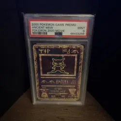 Pokemon TCG Ancient Mew 2000 Movie Promo Card PSA 9 Mint Condition - Image 1