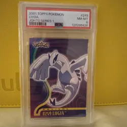 Pokemon Topps Lugia Johto Series 1 #249 PSA 8 - Image 1