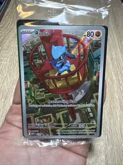 Pokemon TCG Riolu Illustration Black Star Promo 010 Sealed MINT - Image 1