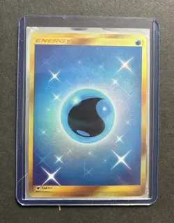 Pokemon TCG Holo Water Energy Secret Rare 124/111 SM-Crimson Invasion - Image 3