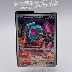 Pokemon: Team Rocket's Wobbuffet Scarlet & Violet Promo 203 (Sealed) - Image 1