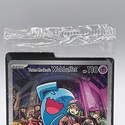 Pokemon: Team Rocket's Wobbuffet Scarlet & Violet Promo 203 (Sealed) - Image 2