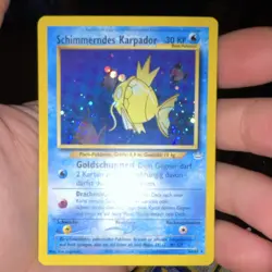Pokemon Shining Magikarp Neo Revelation 66/64 Shining Holo HP/30 German Nintendo - Image 1