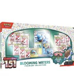 Pokemon TCG: S&V 151 Blooming Waters Premium Collection Factory Sealed Box - Image 1