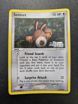 Pokemon Team Rocket Returns Sentret Stamped Reverse Holo 75/109 NEAR MINT - Image 1