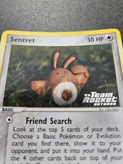 Pokemon Team Rocket Returns Sentret Stamped Reverse Holo 75/109 NEAR MINT - Image 2