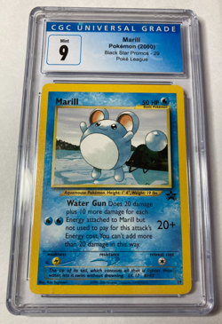Pokemon Marill Black Star Promo #29 CGC Mint 9 - Image 1