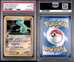 2005 POKEMON EX DELTA SPECIES #9 LATIOS REVERSE HOLO FOIL PSA 8 LOW POP - Image 3