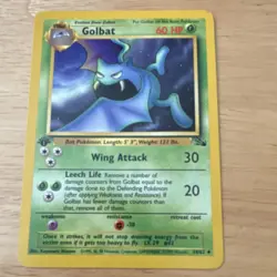 Pokemon TCG Golbat Fossil 34/62 1st Edition Uncommon Stage 1 60 HP Regular - Image 1