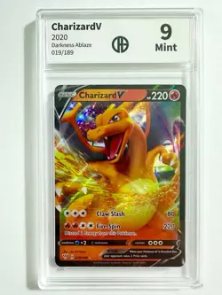 Charizard V Darkness Ablaze Holo CAG 9 Mint Pokemon 019/189 *READ DESCRIPTION* - Image 1