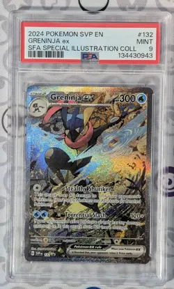 PSA 9 Greninja ex - 132 - Black Star Promo - Pokemon TCG - Image 1