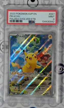 PSA 9 Pikachu - 27 Black Star Promo - 151 - Pokemon TCG - Image 1
