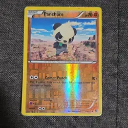 Pokemon Pancham XY Furious Fists 60/111 Reverse Holo 70HP Comet Punch English - Image 1