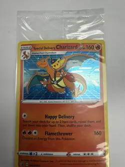 Sealed Special Delivery Charizard SWSH075 Holo with SWIRL Pokemon Center Promo - Image 5