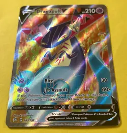 Dragapult V 2020 Pokemon Sword & Shield Rebel Clash FULL ART HOLO 183/192 - Image 2