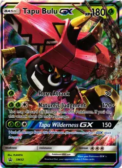 Pokemon TCG Tapu Bulu GX SM32 Promo Sun & Moon Black Star Promos VLP - Image 1