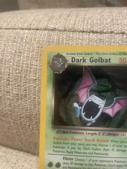 Dark Golbat 7/82 Team Rocket Holo LP Pokemon TCG - Image 2