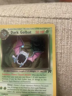 Dark Golbat 7/82 Team Rocket Holo LP Pokemon TCG - Image 3