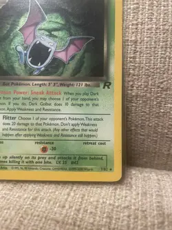 Dark Golbat 7/82 Team Rocket Holo LP Pokemon TCG - Image 4