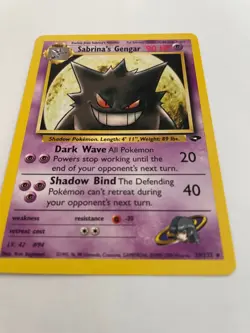 Pokemon TCG Sabrina's Gengar Gym Challenge 29/132 Non-Holo Rare Unlimited NM - Image 2