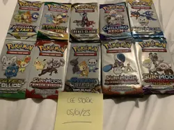 POKEMON TCG SAMPLING PACKS X10 - BRAND NEW/SEALED - Image 1