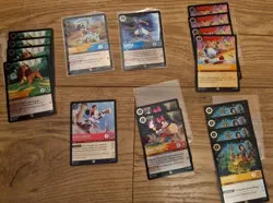 Disney Lorcana Play Promo Cards - Aladdin, Minnie Mouse, Lady Family Dog Playset - Image 1