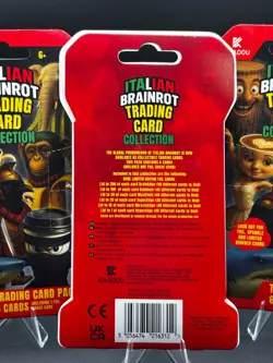 Italian Brainrot Trading Card Game Khadou Booster Sleeved Packs X 3 - Image 2