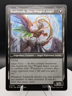 Sephiroth, Fabled SOLDIER Mythic Regular: Final Fantasy MTG (NM) - Image 2