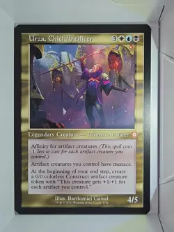 Urza, Chief Artificer (Retro Frame) - M2/36 - MTG - Commander: The Brother's War - Image 1