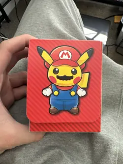 Pokemon Mario Pikachu Deck Box 2016 - Image 1