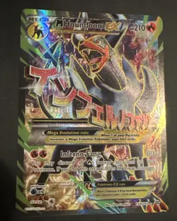 M Houndoom EX (Full Art) 154/162 Breakthrough Pokemon TCG LP/MP - Image 2