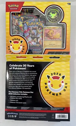 IN HAND Pokemon TCG: Pokemon Day 2026 Collection Box 30th Anniversary - Image 2