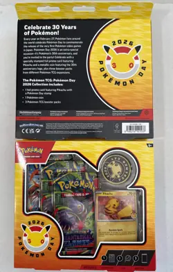 IN HAND Pokemon TCG: Pokemon Day 2026 Collection Box 30th Anniversary - Image 3