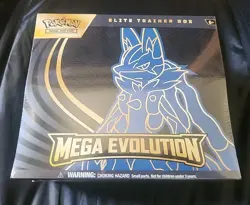 Pokemon TCG Mega Evolution Lucario ETB Elite Trainer Box *Tear In Seal* - Image 1