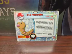 Pokemon 1999 Topps Weedle Foil #13 - Image 2