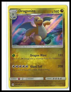 Pokemon - Dragonite SM Base Set #96/149 - Reverse Holo LP - Image 1