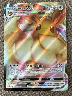 Eevee VMax SWSH087 Full Art Ultra Rare - 2021 Pokemon Black Star Promo - Image 1