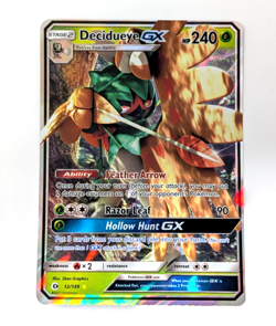 Decidueye GX - 12/149 Sun & Moon Base Set - Ultra Rare - Pokemon TCG - MP/LP - Image 1