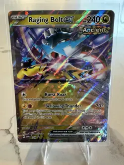 Pokemon TCG Raging Bolt EX #145 Scarlet & Violet Black Star Promo NM Condition - Image 1