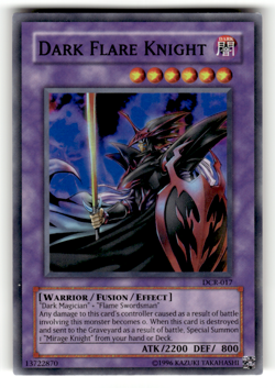 Dark Flare Knight DCR-017 Unlimited Super Rare Dark Crisis LP - Image 1